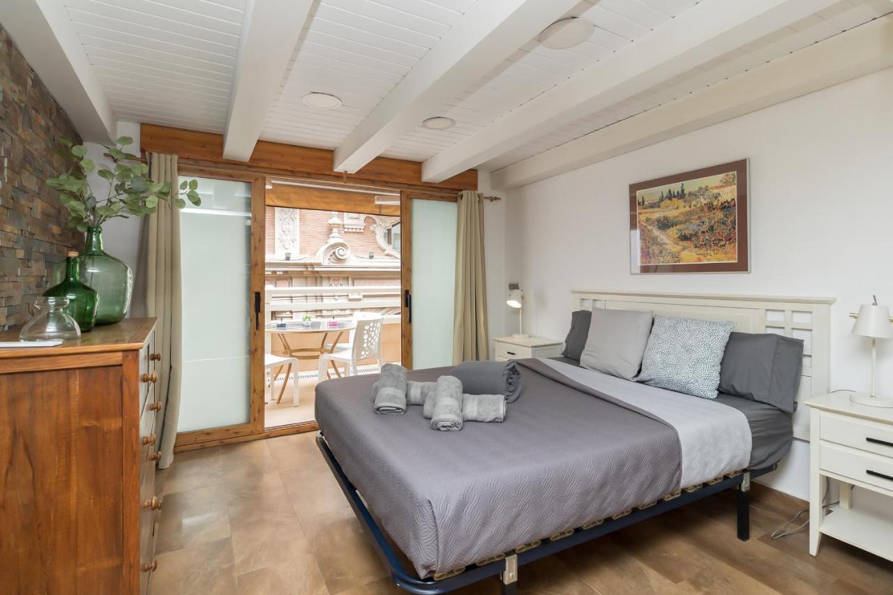 Ferienwohnung Loft Con Terraza Centro Valencia Exterior foto